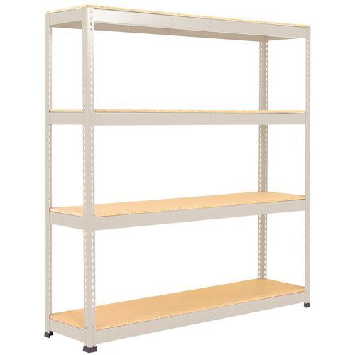 Scaffalatura Rapid 1 1980x1830x610-4 ripiani-Truciol-RAL7032,