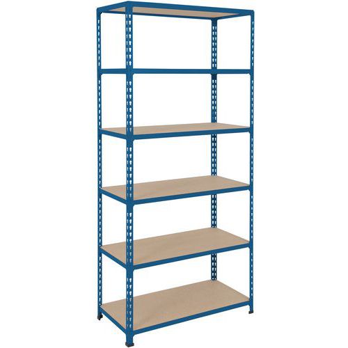 Scaffalatura Rapid 2 1980x915x305-6 ripiani truciolato-Blu,