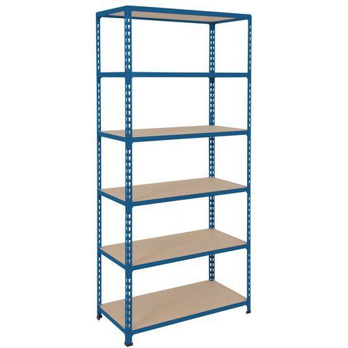 Scaffalatura Rapid 2 1980x915x455-6 ripiani truciolato-Blu,