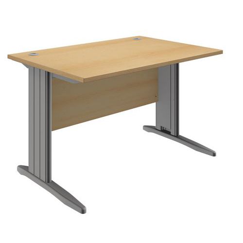 SCRIVANIA DRITTA TICKA PIEDI L L 120 X P 80 CM FAGGIO,