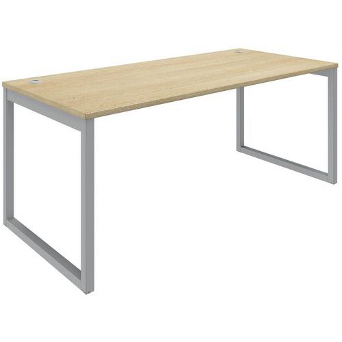 Scrivania diritta Air 180 x 80 cm rovere chiaro,