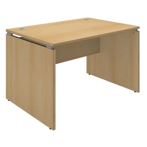 Scrivania diritta Square pannello 120 x 80 cm faggio,