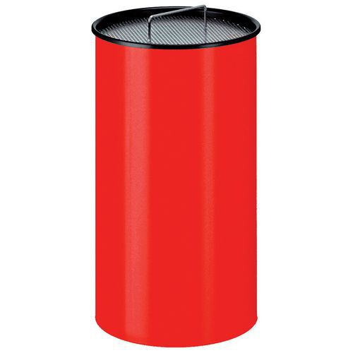 Posacenere con contenitore per la sabbia rosso,