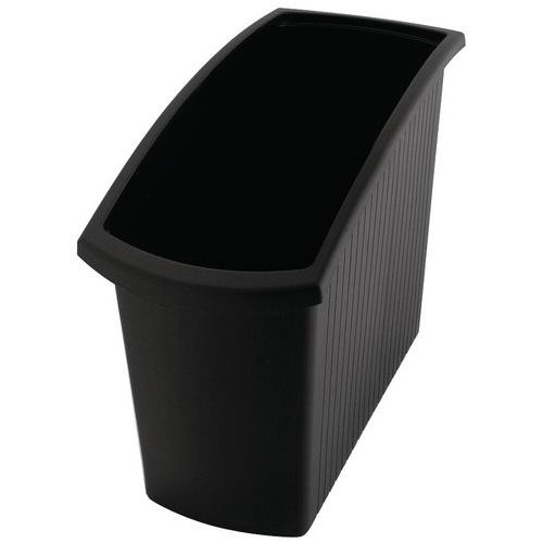 Contenitore per raccolta differenziata Mondo 18 L nero,