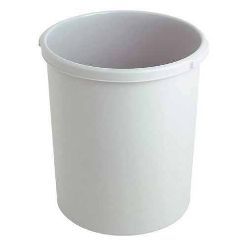 Cestino in plastica 30 L grigio,