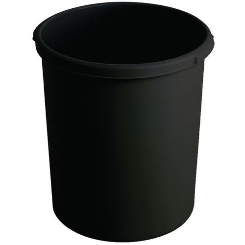 Cestino in plastica 30 L nero,
