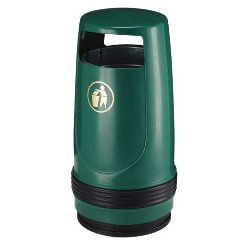 Pattumiera Merlin 90 l verde,