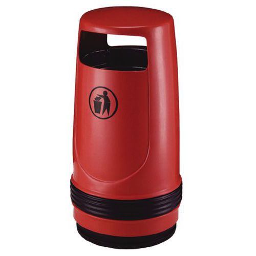 Pattumiera Merlin 90 l rossa,