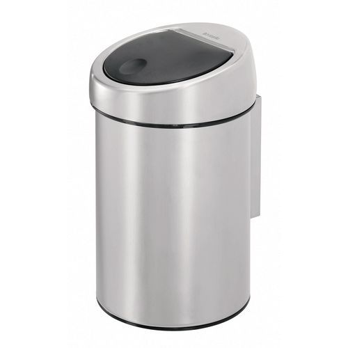 Pattumiera a pedale Touch 3 l inox opaco STDD,