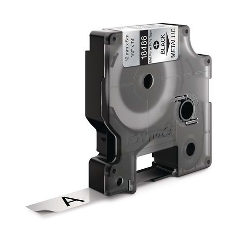 Nastro metallo polivalente Rhino 12mm Poliestere per. bianco,