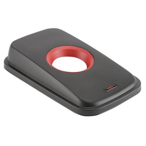 Coperchio lattina/bottiglia rosso per pattumiera GEO,