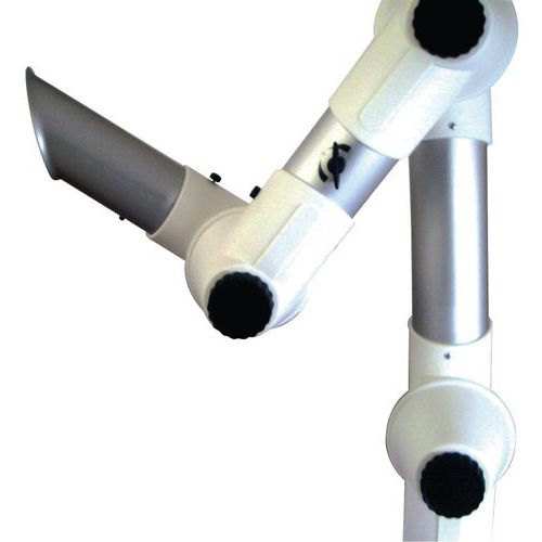 Braccio per cassa d'aspirazione diametro 75 mm,