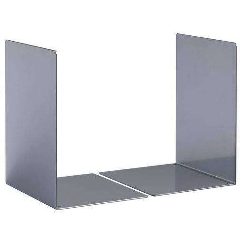 Reggilibri acciaio-Alt. totale: 22cm-Largh. totale: 16cm,