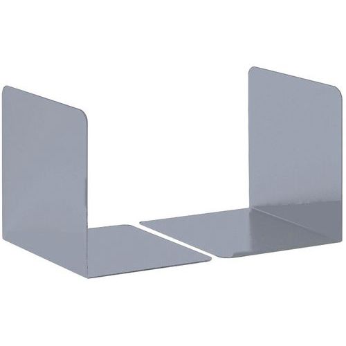 Reggilibri acciaio-Alt. totale: 12,3cm-Largh. totale: 13cm,