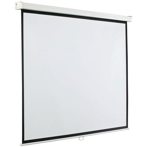 Schermo manuale per le proiezioni a parete 147x190,