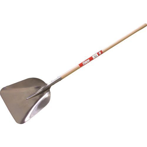 GRANDE PALA DA NEVE DI 36 CM IN ALLUMINIO MANICO 1,20 M,