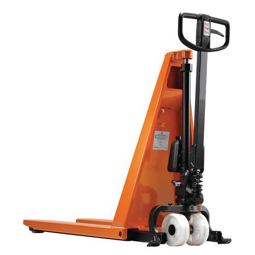 Transpallet manuale ad alzata elevata - Portata 1000 kg,