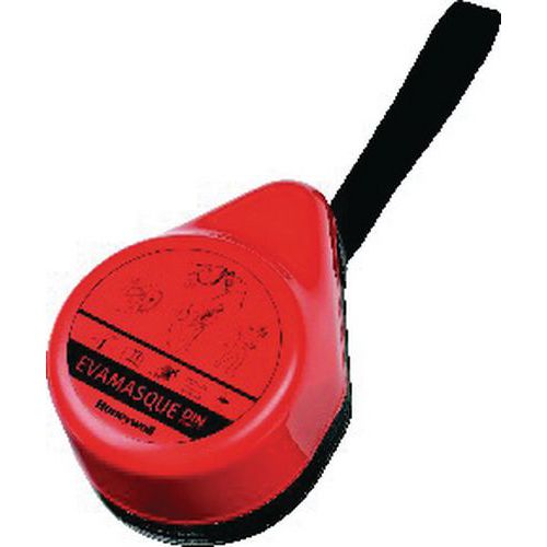 Mascherina di evacuazione evamasqu rosso,