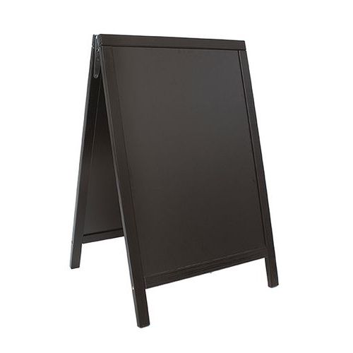 Lavagna con cavalletto 85 x 55 cm nero,