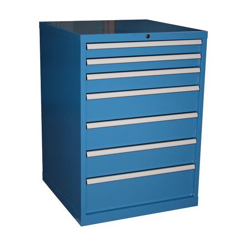 ARMADIO A 7 CASSETTI ESTRAZION E PARZIALE,