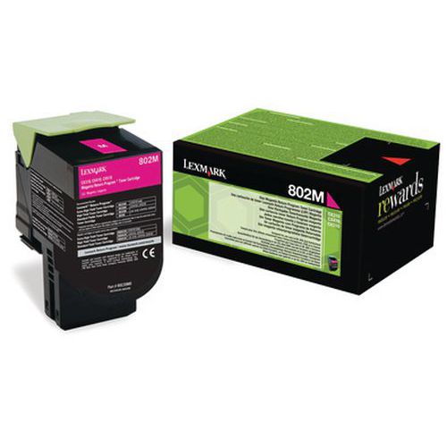 Toner - 802 - Magenta - 2000 pagine - Lexmark,