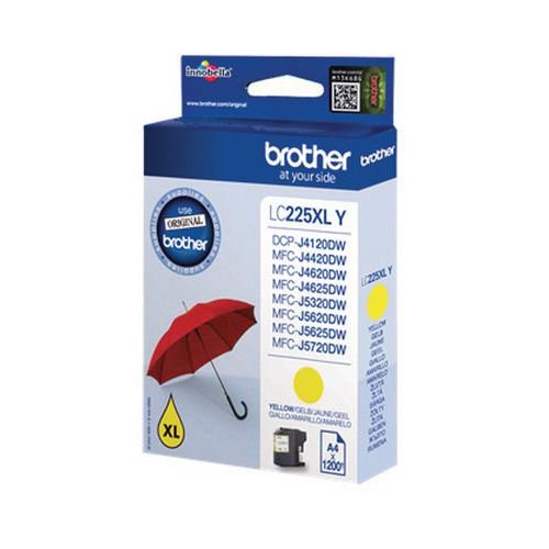 Cartuccia d'inchiostro - LC-225XL - Giallo - Brother,