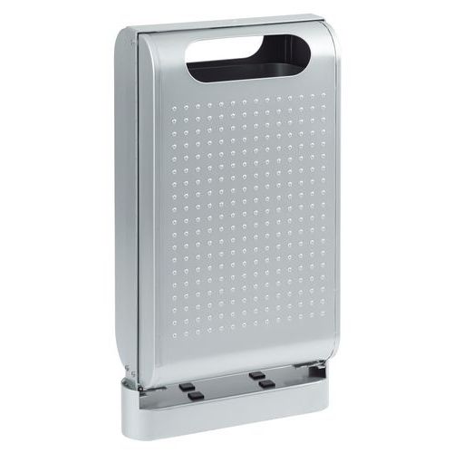 Cestino su piedini Urbanet 60 L grigio metal.,