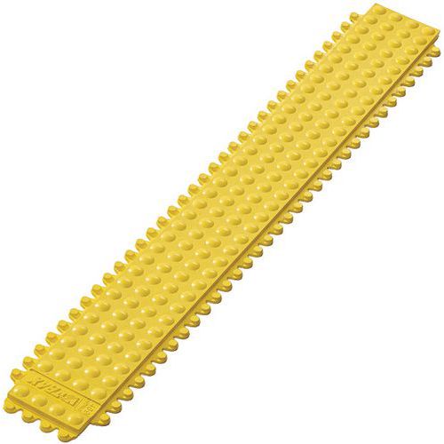 Striscia di sicurezza modulare gialla 100x910x13 mm,