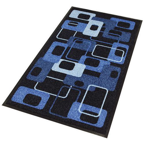 Tappeto da ingresso decorativo Modern70'S blu 600x900x6mm,