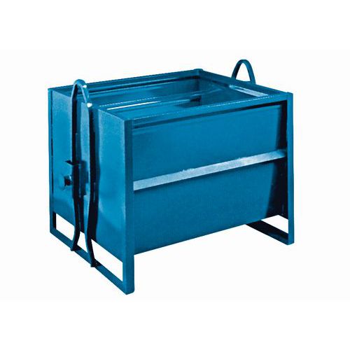 Cassa Impilabile Da 450 L Colore Blu Senza Rotelle,