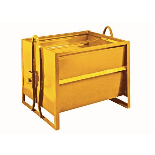 Cassa Impilabile Da 650 L Colore Giallo Senza Rotelle,