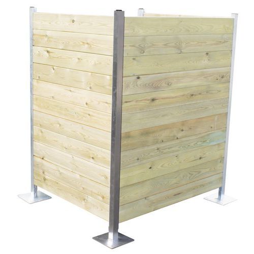 PALO ANGOLARE ALL'ESTREMITÀ IN ALLUMINIO L 1500,