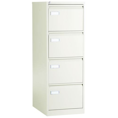 Classificatore cartelle sospese 4 cassetti beige Manutan,