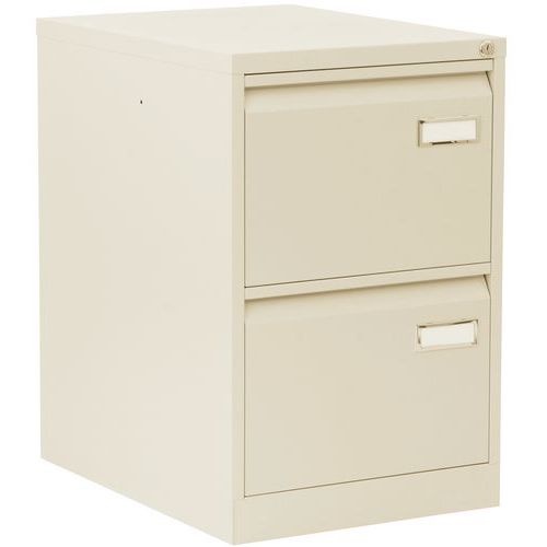 Classificatore cartelle sospese 2 cassetti beige Manutan,