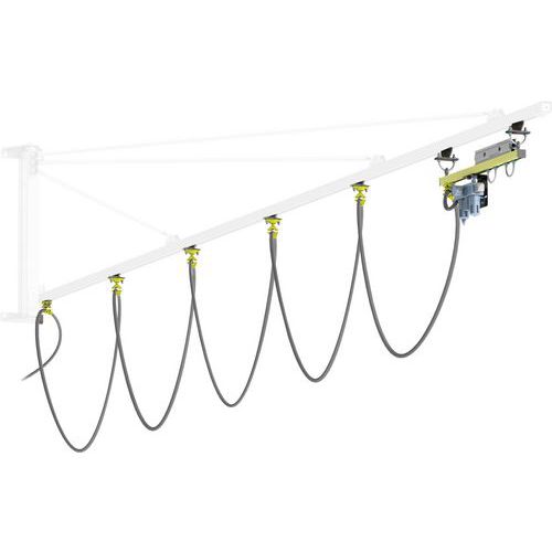 Gru Murale Senza Carrello P=20Kg 2M,