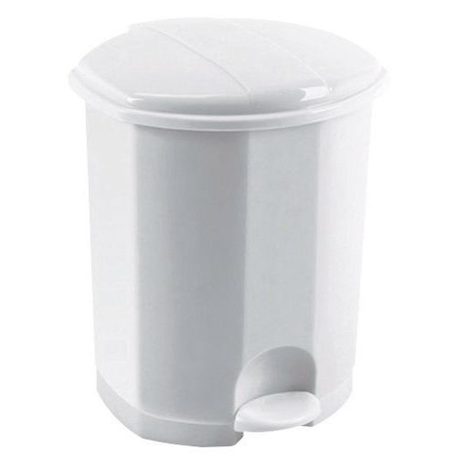 Cestino plastica 5L bianco,