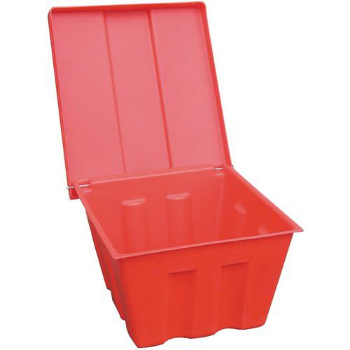 Contenitore sale/sabbia 100 L 100 litri Rosso,