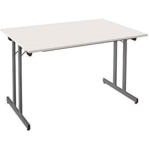 Tavola pieghevole multiuso 140 X 70 CM Grigio/Grigio,
