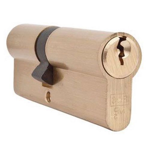 Cilindro doppio eur. 35x45 mm ottone,