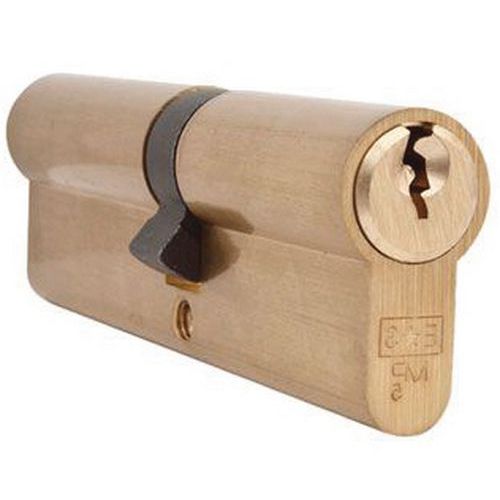 Cilindro doppio eur. 40x40 mm ottone,