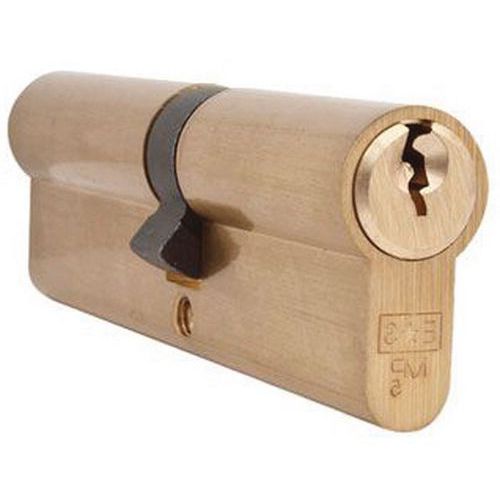 Cilindro doppio eur. 40x50 mm ottone,