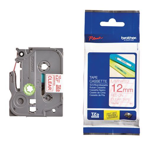 Confezioni Di Nastro Per Etich Colore:Rosso Colore:Traspare,