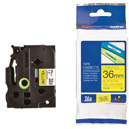 Confezioni Di Nastro Per Etich Colore:Giallo Colore:Nero,