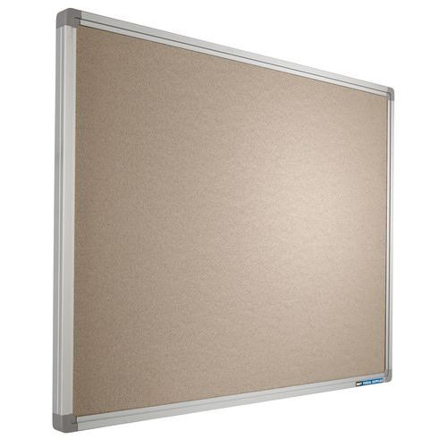 pannello di affissione in tessuto 60 x 90 cm beige,