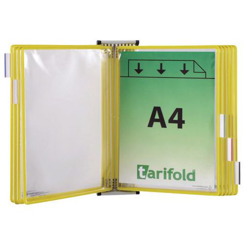 Supporto A3 10 cartelline gialle,