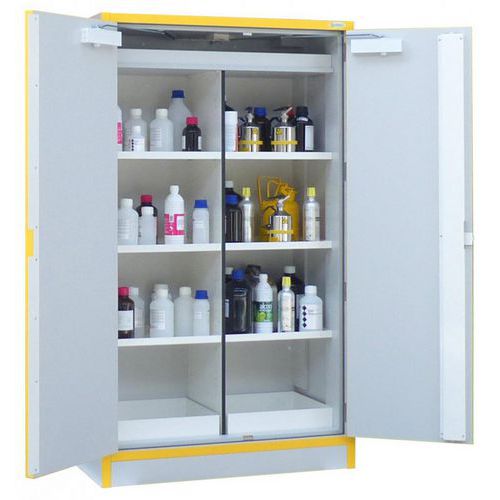 Armadio multirischio alto 2 ante 2 scomparti 2x120 L,