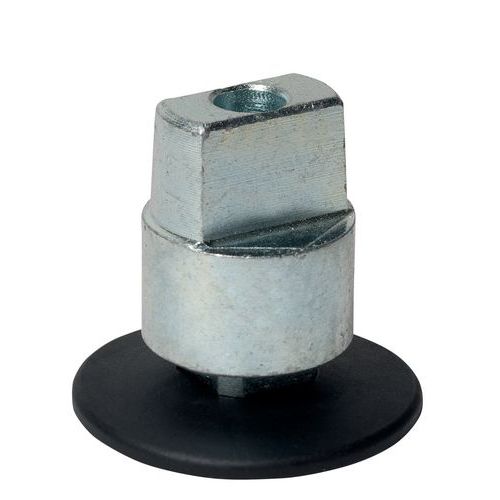 Asse piatto conico rimovibile Allung. 7,5 mm,