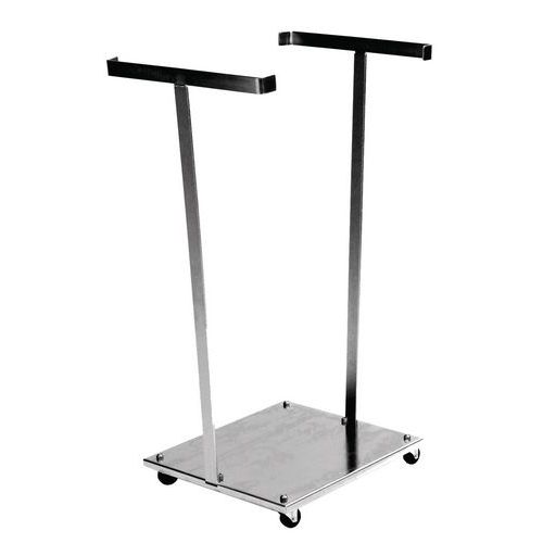 Carrello per raccolta galvanizzato 450x380x900 mm,