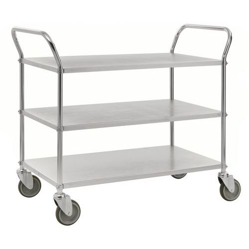 Carrello portatutto ESD con 2 ripiani  _ KM4148-E,