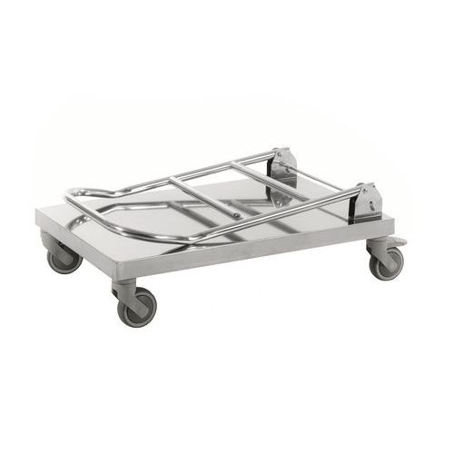 Carrello a piattaforma in acciaio inox C2 18/0  _ KM60360,